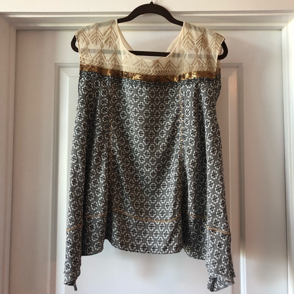 Anthropologie Silk Blouse